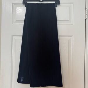 Vintage GAP Adult Black Fleece Scarf Holiday 2000